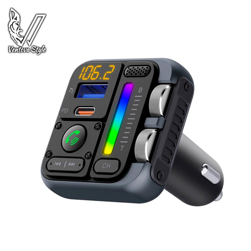 MT04 Reproductor de MP3 y Cargador USB para Auto con conexion Bluetooth